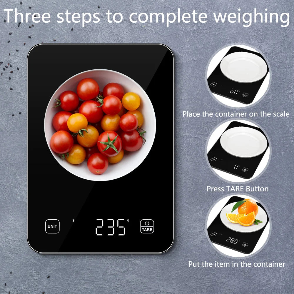 Balance électronique de cuisine pour la cuisson des aliments