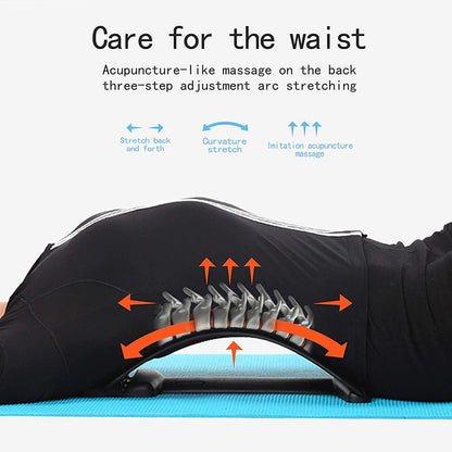 Ergonomischer Lendenstrecker & Rückenmassagegerät