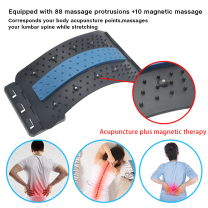 Ergonomischer Lendenstrecker & Rückenmassagegerät